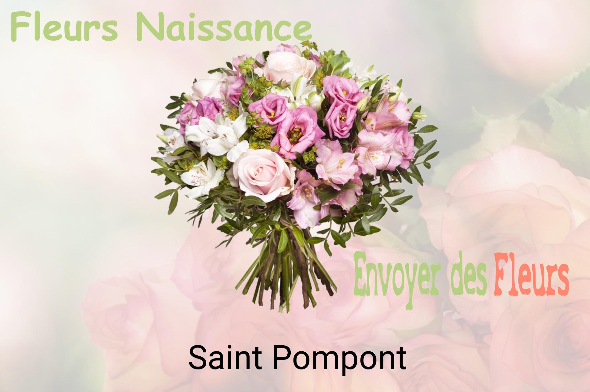 Bouquet de fleurs de naissance livré à Saint-Pompont